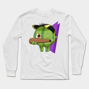 Bat Melon Long Sleeve T-Shirt